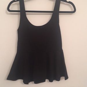 Black tunic tank top